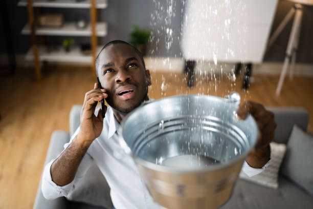 Water damage restoration process in OK